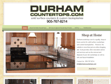 Tablet Screenshot of durhamcountertops.com